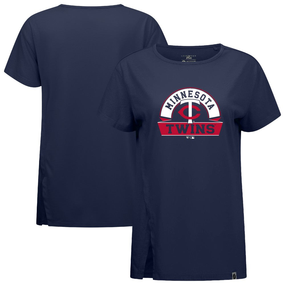 Minnesota Twins Levelwear Women's Influx Banner Arch T-Shirt | MLB For sale