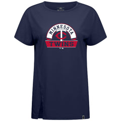 Minnesota Twins Levelwear Women's Influx Banner Arch T-Shirt | MLB For sale