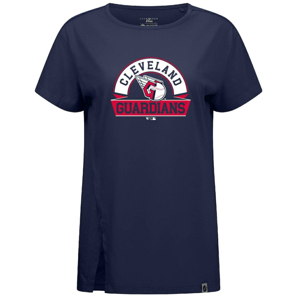 Cleveland Guardians Levelwear Women's Influx Banner Arch T-Shirt | MLB Outlet