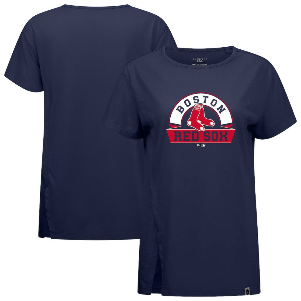 Boston Red Sox Levelwear Women's Influx Banner Arch T-Shirt | MLB US