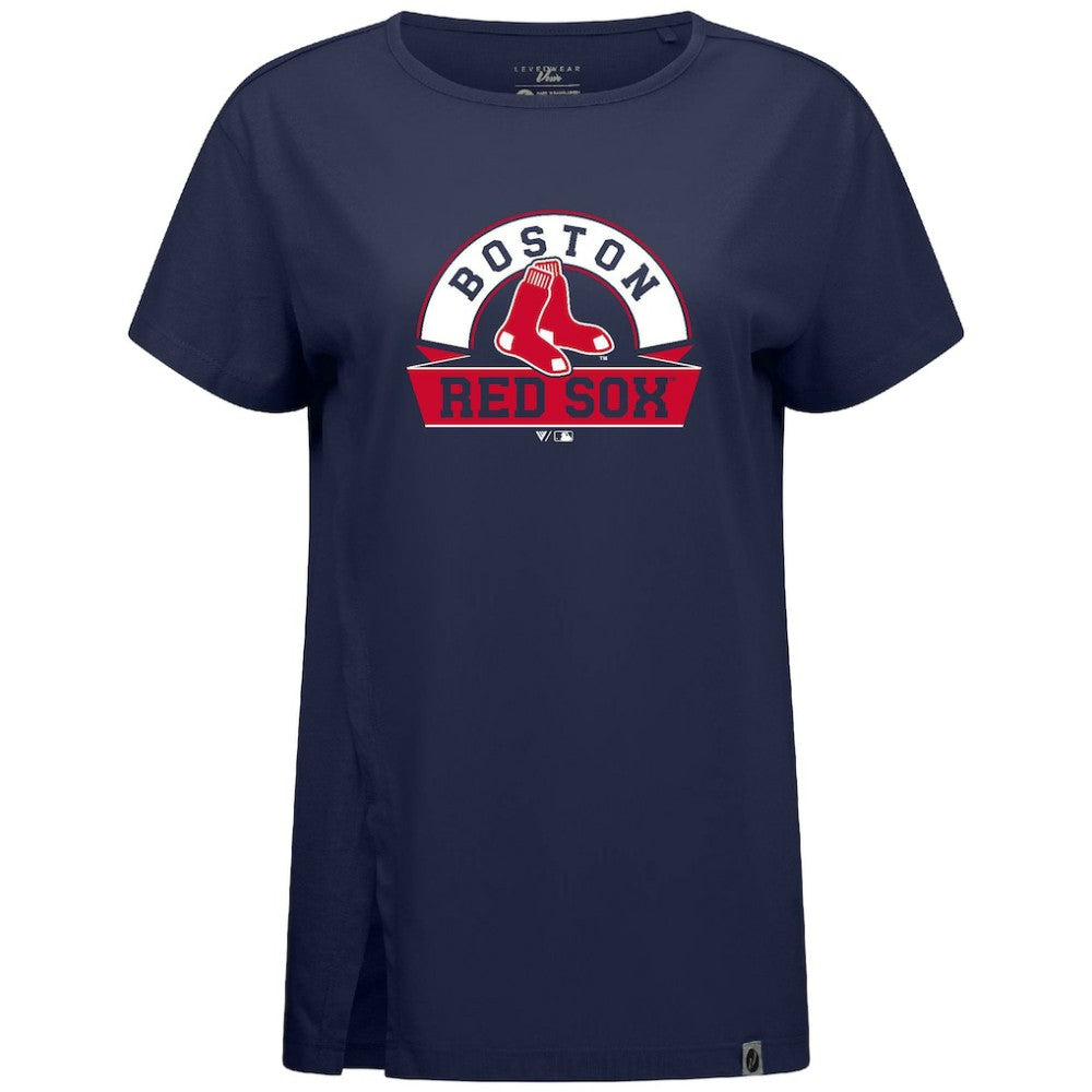 Boston Red Sox Levelwear Women's Influx Banner Arch T-Shirt | MLB US