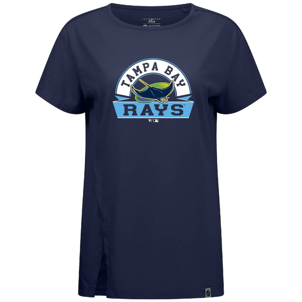 Tampa Bay Rays Levelwear Women's Influx Banner Arch T-Shirt | MLB Outlet