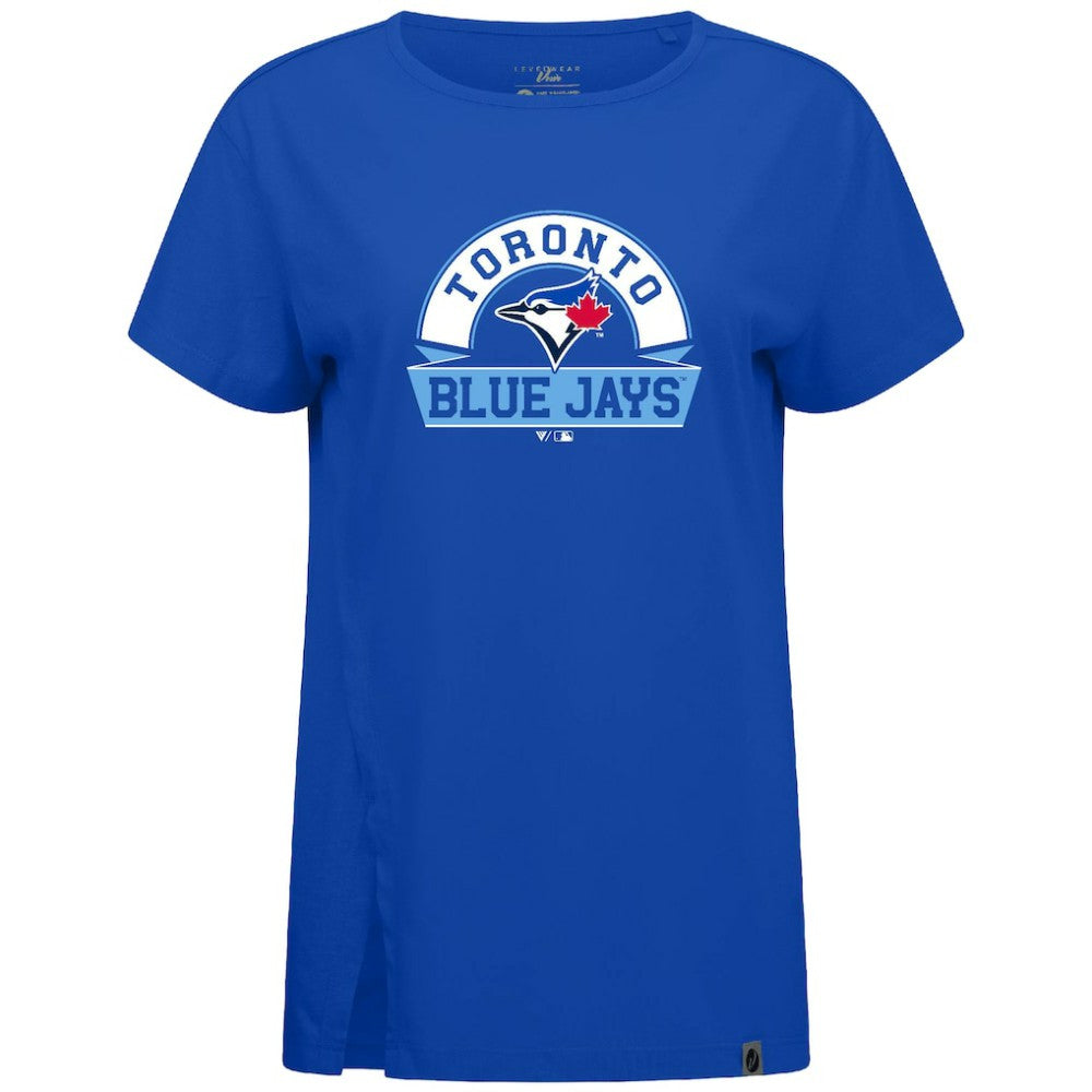 Toronto Blue Jays Levelwear Women's Influx Banner Arch T-Shirt | MLB Shop