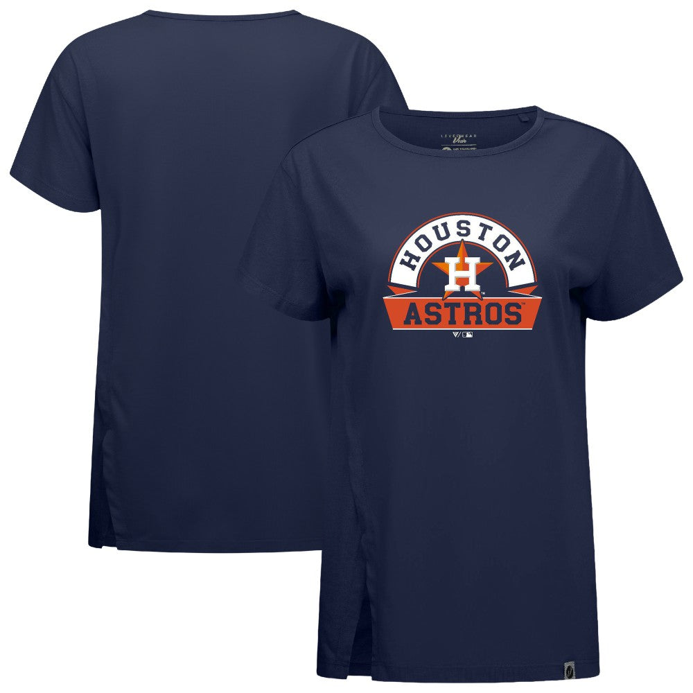 Houston Astros Levelwear Women's Influx Banner Arch T-Shirt | MLB Online