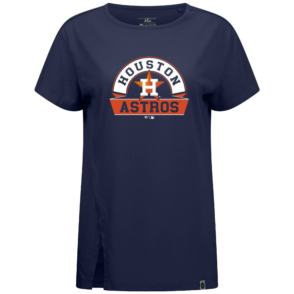 Houston Astros Levelwear Women's Influx Banner Arch T-Shirt | MLB Online