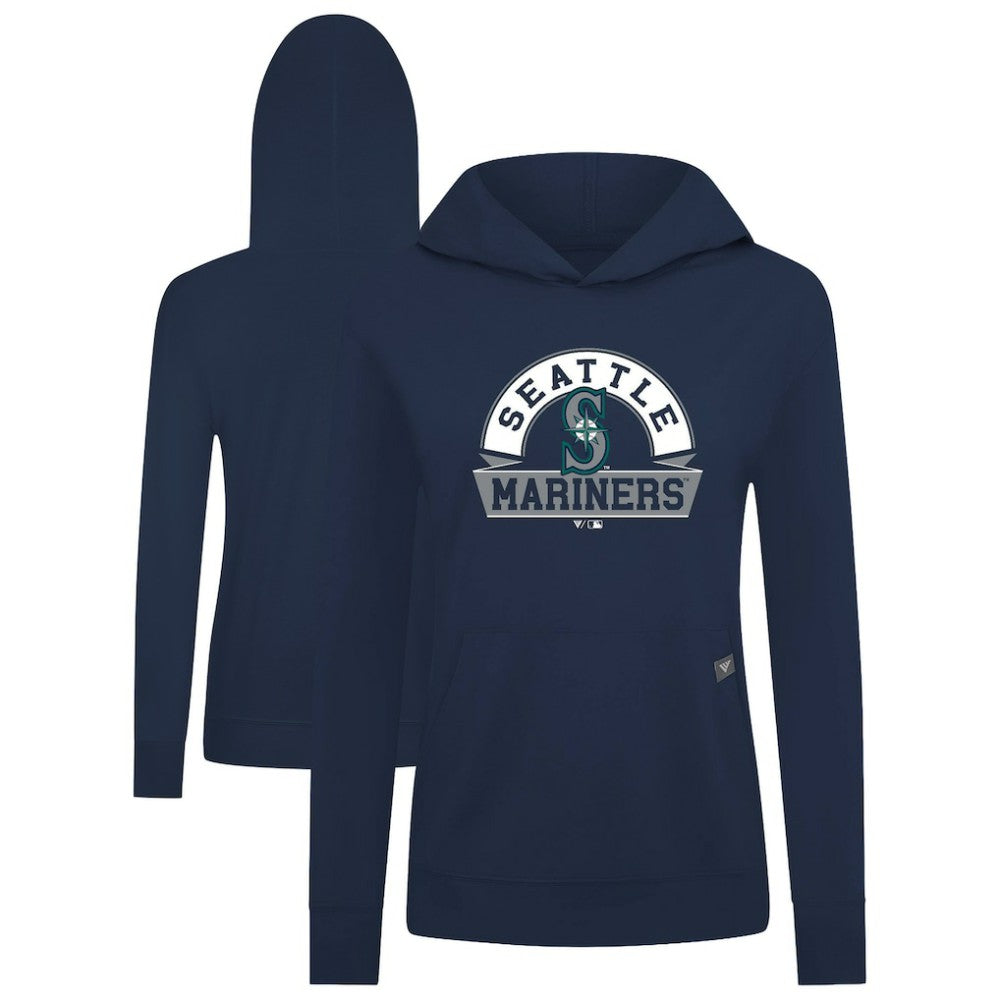 Seattle Mariners Levelwear Women's Relay Banner Arch Long Sleeve T-Shirt Hoodie | MLB US