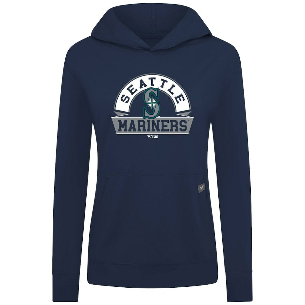 Seattle Mariners Levelwear Women's Relay Banner Arch Long Sleeve T-Shirt Hoodie | MLB US