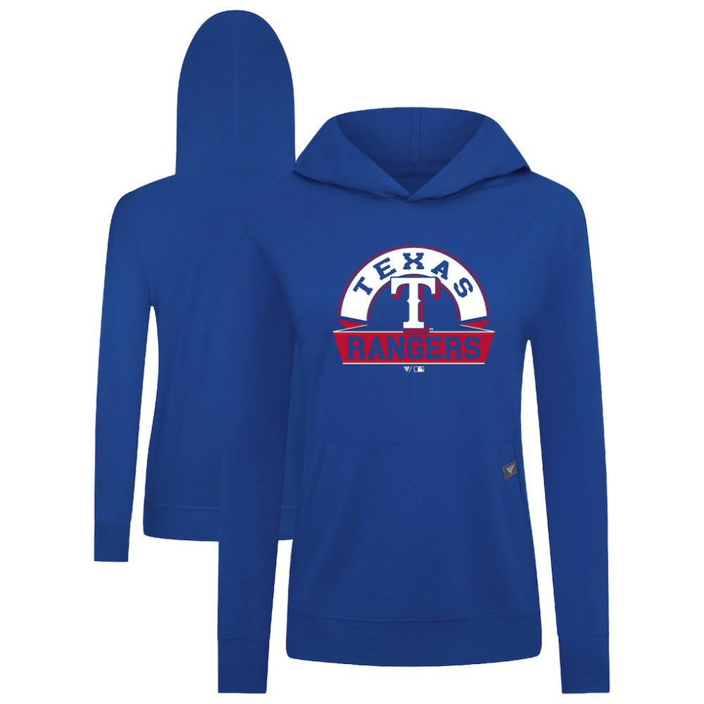 Texas Rangers Levelwear Women's Relay Banner Arch Long Sleeve T-Shirt Hoodie | MLB US