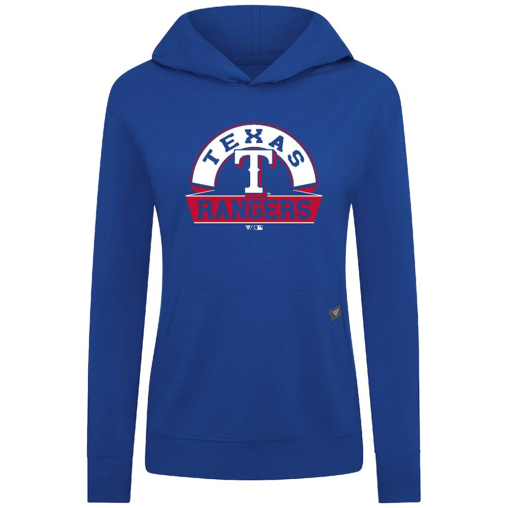 Texas Rangers Levelwear Women's Relay Banner Arch Long Sleeve T-Shirt Hoodie | MLB US