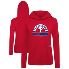 Philadelphia Phillies Levelwear Women's Relay Banner Arch Long Sleeve T-Shirt Hoodie | MLB Outlet