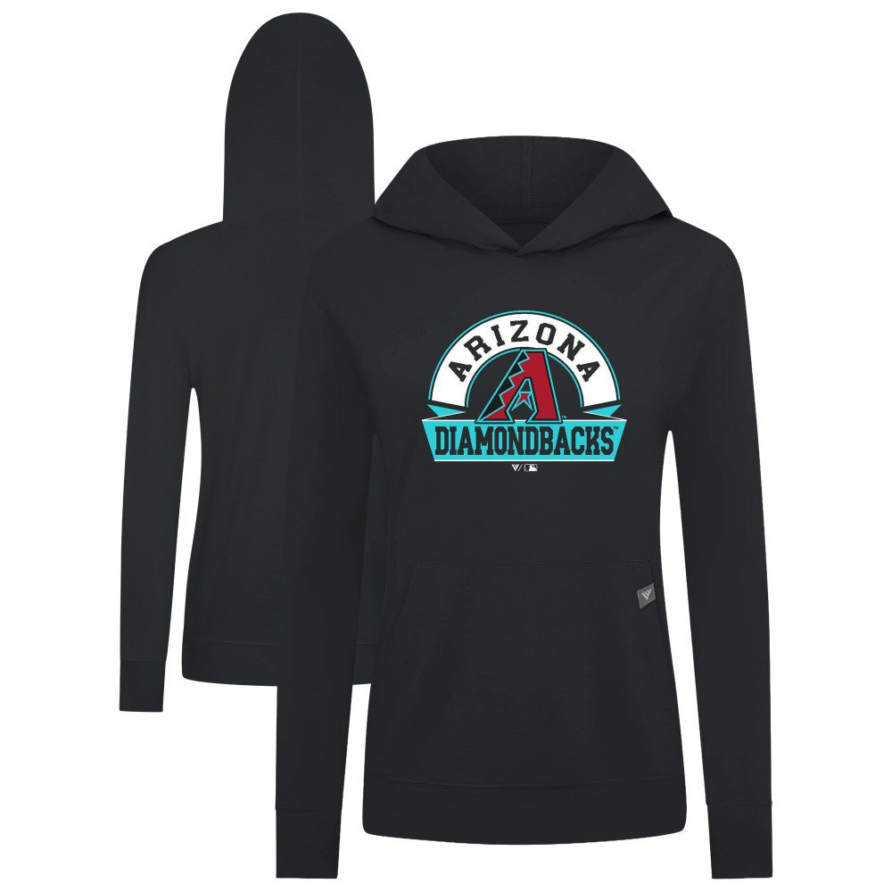Arizona Diamondbacks Levelwear Women's Relay Banner Arch Long Sleeve T-Shirt Hoodie | MLB New