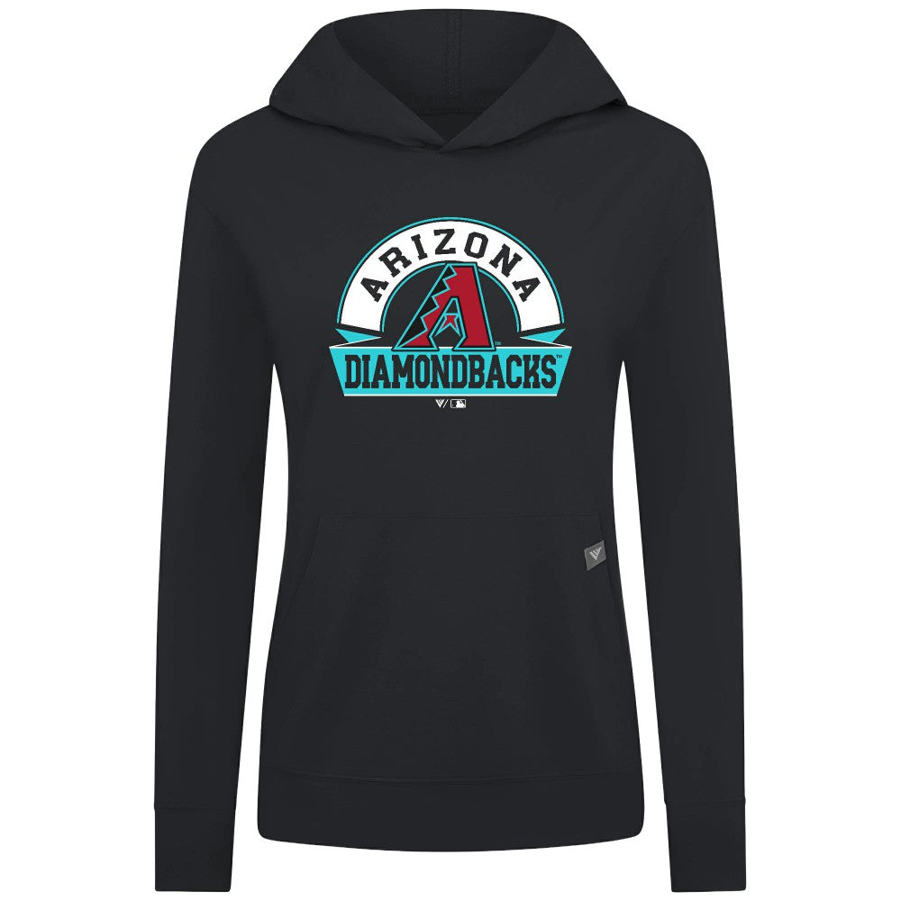 Arizona Diamondbacks Levelwear Women's Relay Banner Arch Long Sleeve T-Shirt Hoodie | MLB New