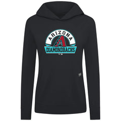 Arizona Diamondbacks Levelwear Women's Relay Banner Arch Long Sleeve T-Shirt Hoodie | MLB New