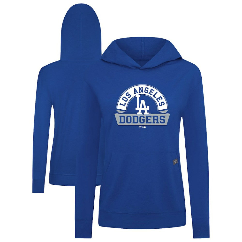 Los Angeles Dodgers Levelwear Women's Relay Banner Arch Long Sleeve T-Shirt Hoodie | MLB Outlet