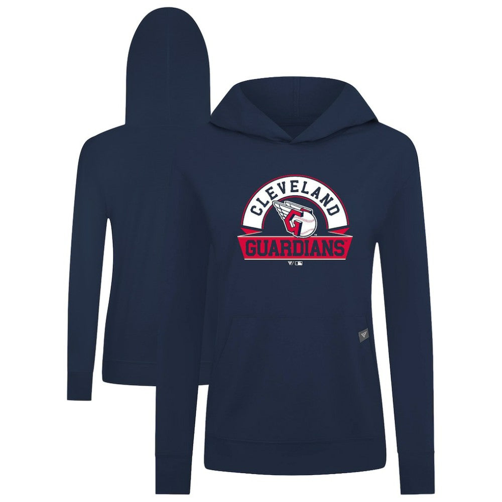Cleveland Guardians Levelwear Women's Relay Banner Arch Long Sleeve T-Shirt Hoodie | MLB Shop