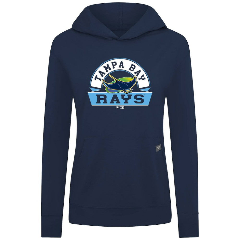 Tampa Bay Rays Levelwear Women's Relay Banner Arch Long Sleeve T-Shirt Hoodie | MLB Shop