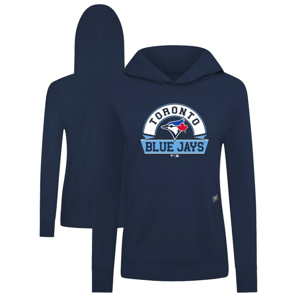 Toronto Blue Jays Levelwear Women's Relay Banner Arch Long Sleeve T-Shirt Hoodie | MLB For sale