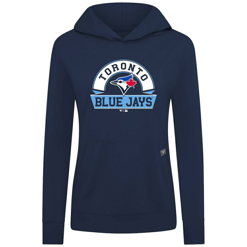 Toronto Blue Jays Levelwear Women's Relay Banner Arch Long Sleeve T-Shirt Hoodie | MLB For sale