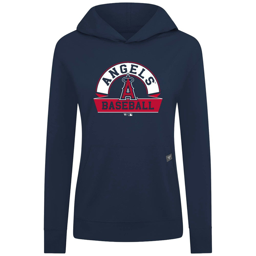 Los Angeles Angels Levelwear Women's Relay Banner Arch Long Sleeve T-Shirt Hoodie | MLB Sale