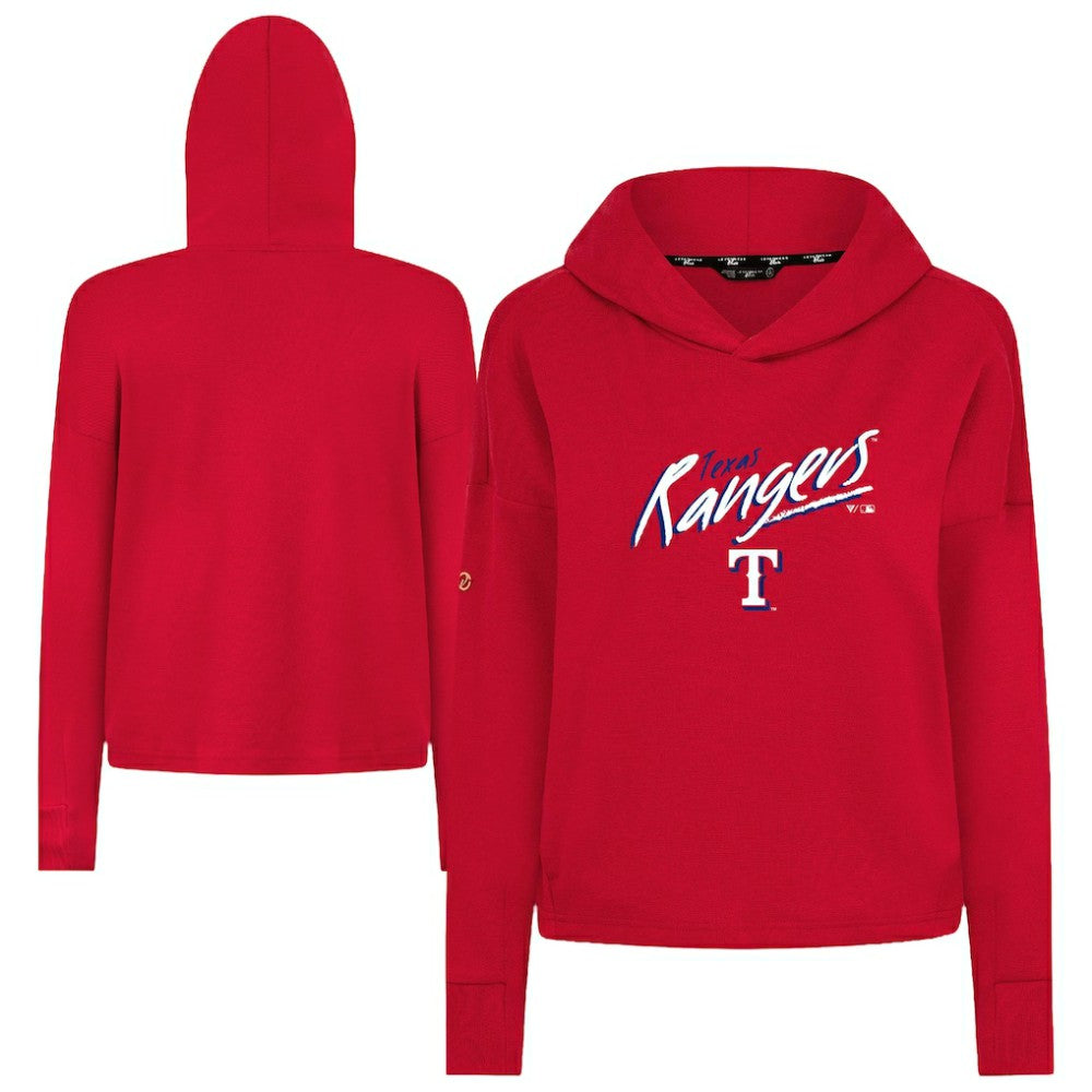 Texas Rangers Levelwear Women's Sweet Sizzle Tri-Blend Hoodie | MLB Online