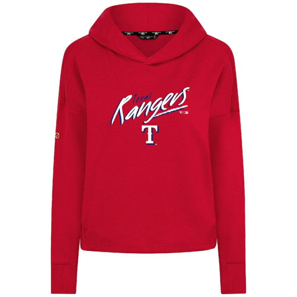 Texas Rangers Levelwear Women's Sweet Sizzle Tri-Blend Hoodie | MLB Online