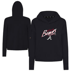 Atlanta Braves Levelwear Women's Sweet Sizzle Tri-Blend Hoodie | MLB Discount