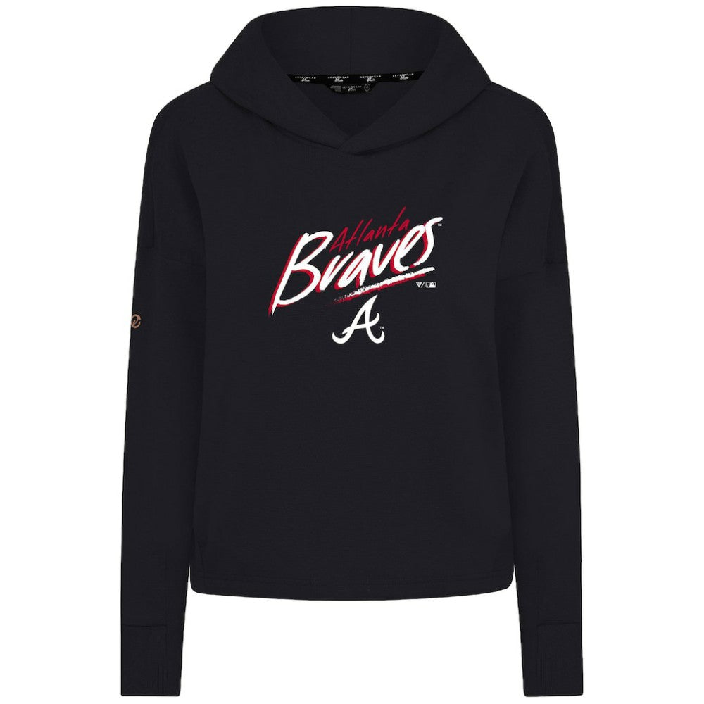 Atlanta Braves Levelwear Women's Sweet Sizzle Tri-Blend Hoodie | MLB Discount