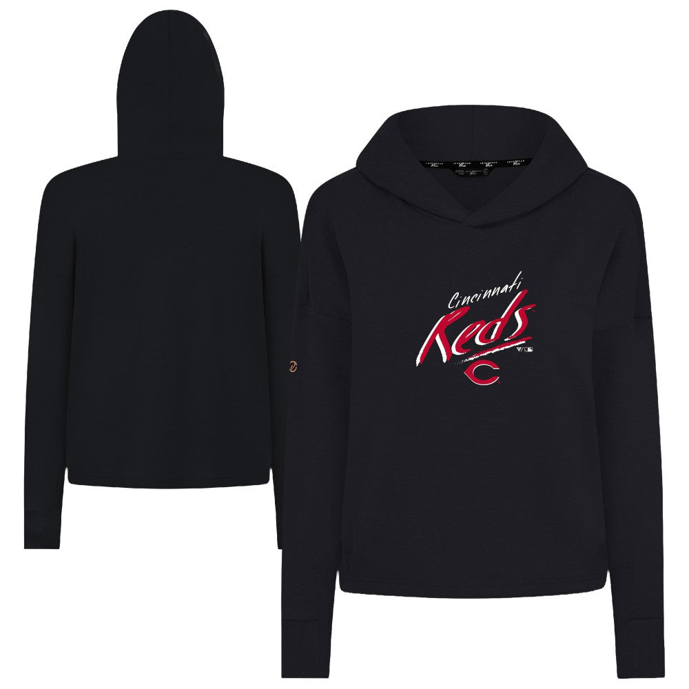 Cincinnati Reds Levelwear Women's Sweet Sizzle Tri-Blend Hoodie | MLB US