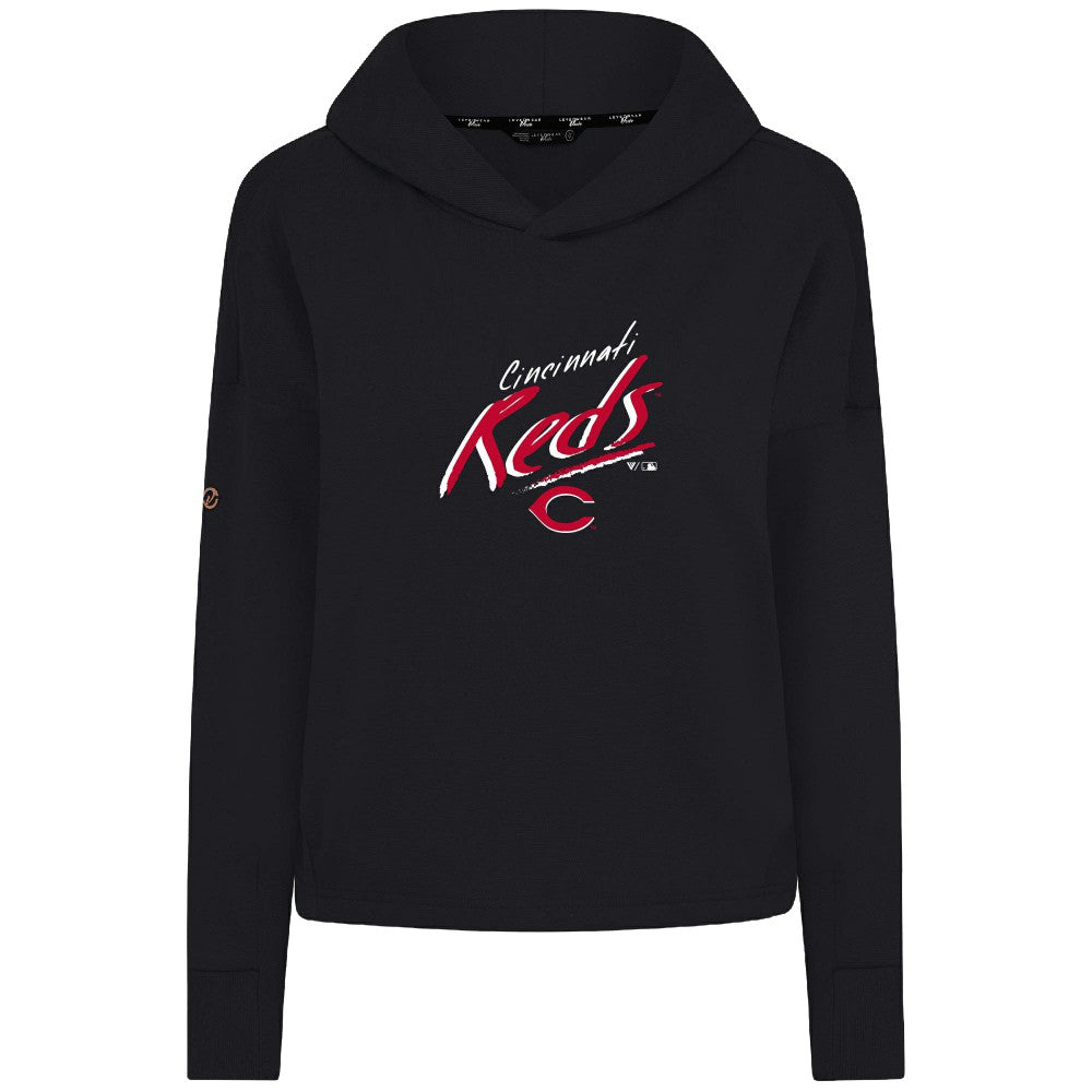 Cincinnati Reds Levelwear Women's Sweet Sizzle Tri-Blend Hoodie | MLB US