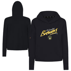 Milwaukee Brewers Levelwear Women's Sweet Sizzle Tri-Blend Hoodie | MLB Shop