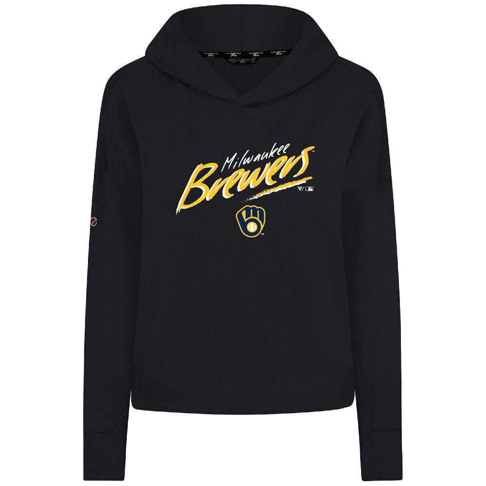 Milwaukee Brewers Levelwear Women's Sweet Sizzle Tri-Blend Hoodie | MLB Shop