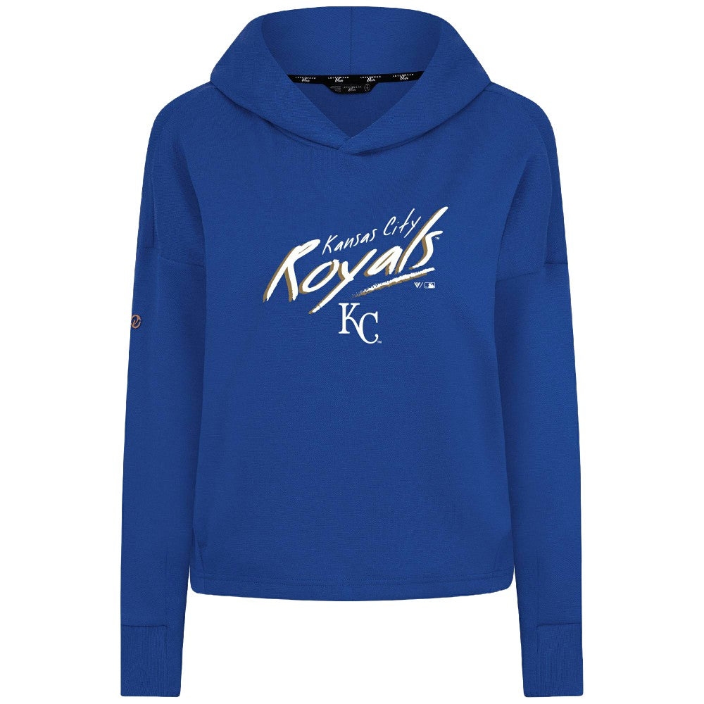 Kansas City Royals Levelwear Women's Sweet Sizzle Tri-Blend Hoodie | MLB Discount