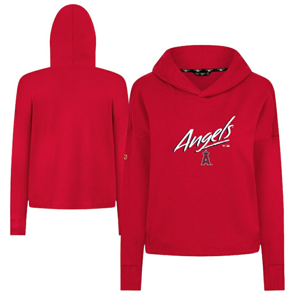Los Angeles Angels Levelwear Women's Sweet Sizzle Tri-Blend Hoodie | MLB Outlet