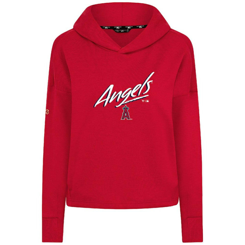 Los Angeles Angels Levelwear Women's Sweet Sizzle Tri-Blend Hoodie | MLB Outlet