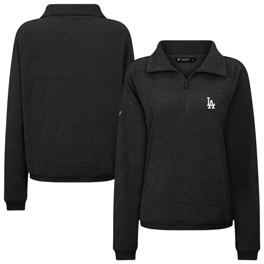 Los Angeles Dodgers Levelwear Women's Camden Insignia 2.0 Quarter-Zip Top | MLB US