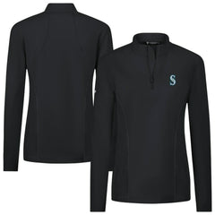 Seattle Mariners Levelwear Women's Upright Insignia 2.0 Quarter-Zip Tri-Blend Top | MLB Sale