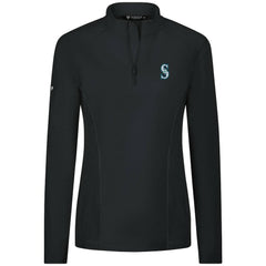 Seattle Mariners Levelwear Women's Upright Insignia 2.0 Quarter-Zip Tri-Blend Top | MLB Sale