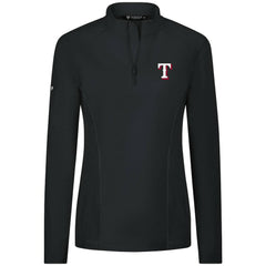 Texas Rangers Levelwear Women's Upright Insignia 2.0 Quarter-Zip Tri-Blend Top | MLB For sale