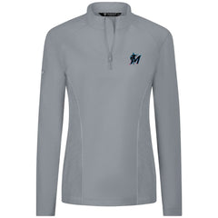 Miami Marlins Levelwear Women's Upright Insignia 2.0 Quarter-Zip Tri-Blend Top | MLB For sale