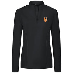 New York Mets Levelwear Women's Upright Insignia 2.0 Quarter-Zip Tri-Blend Top | MLB Sale