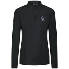 Colorado Rockies Levelwear Women's Upright Insignia 2.0 Quarter-Zip Tri-Blend Top | MLB For sale