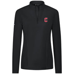 Cleveland Guardians Levelwear Women's Upright Insignia 2.0 Quarter-Zip Tri-Blend Top | MLB New