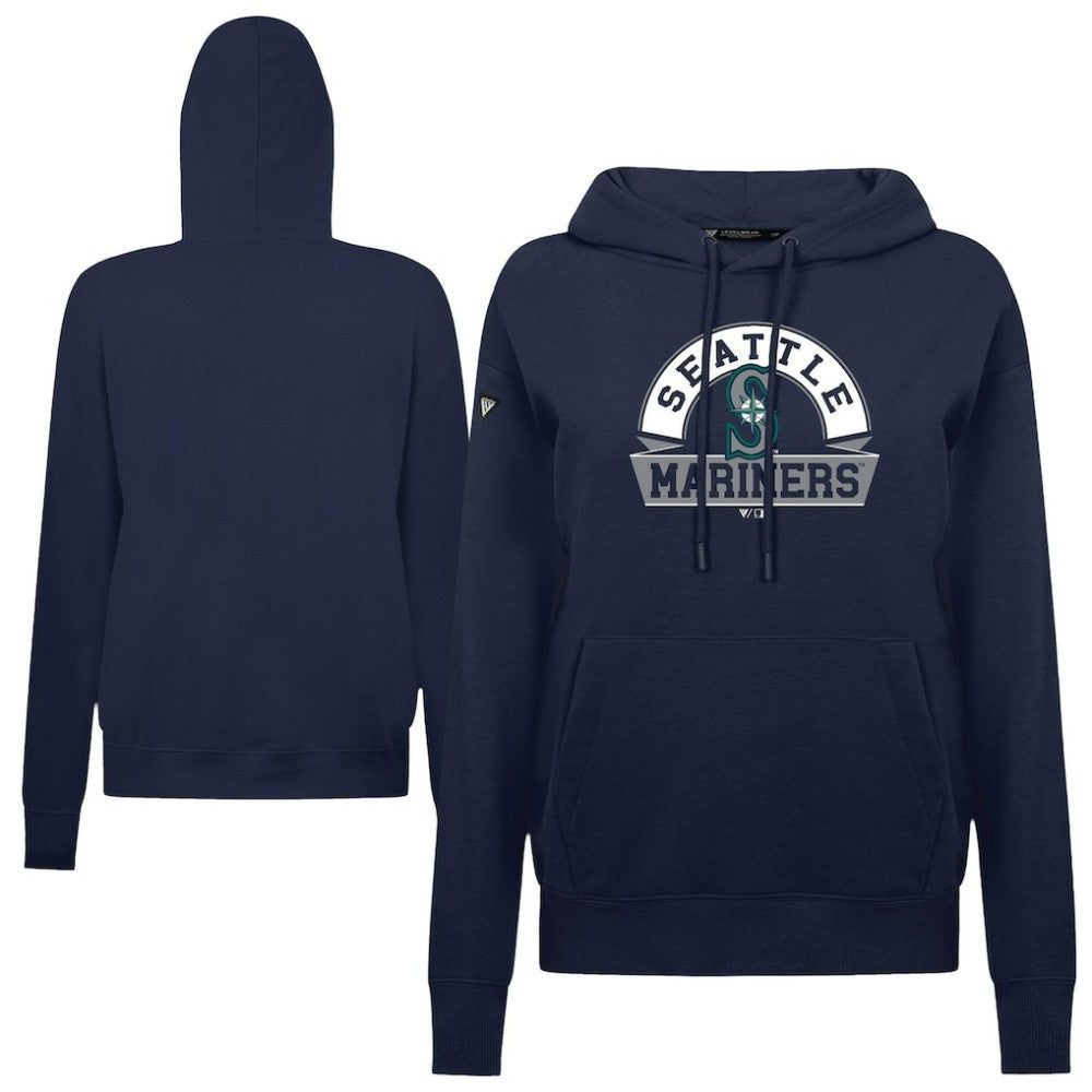 Seattle Mariners Levelwear Women's Adorn Banner Arch Hoodie | MLB Shop