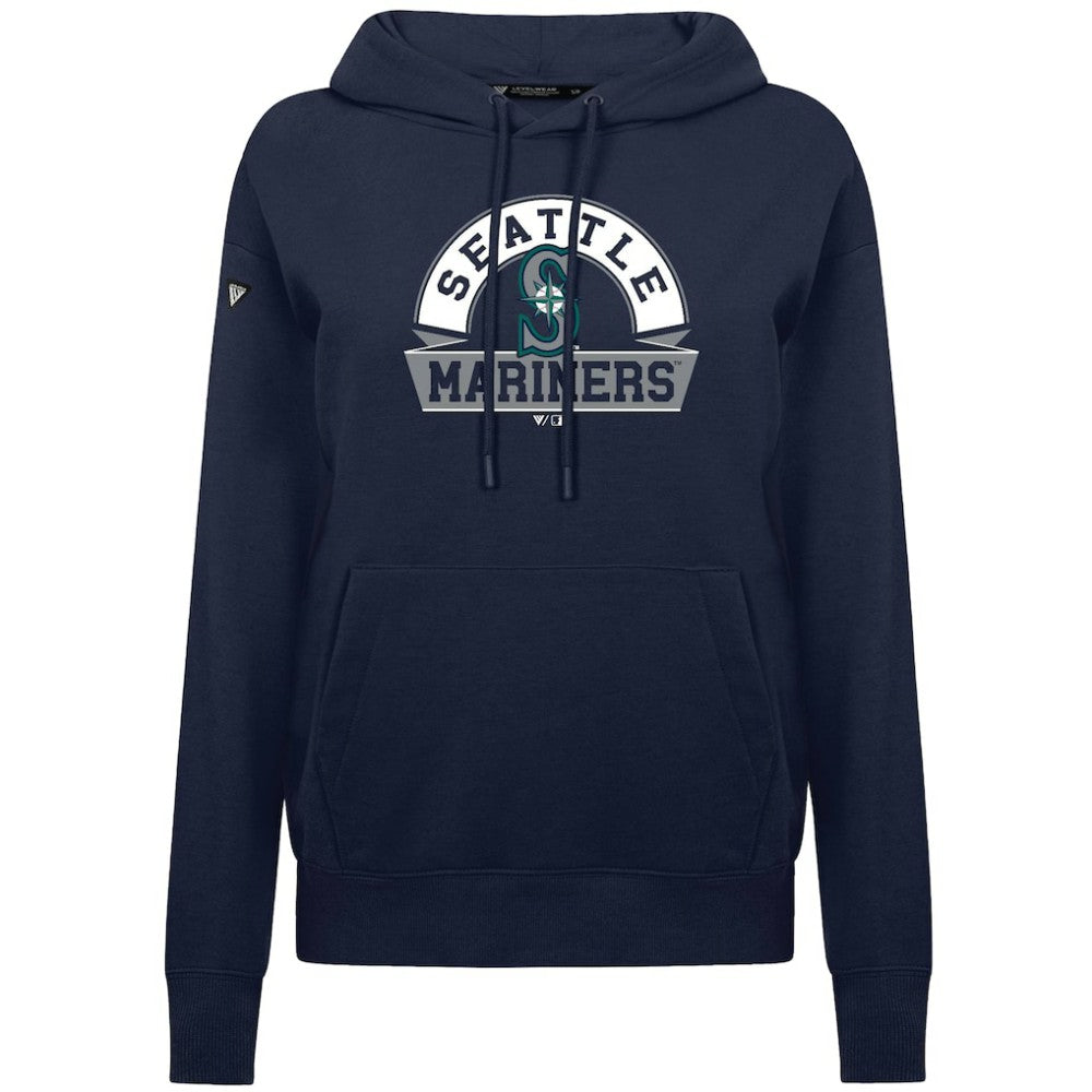 Seattle Mariners Levelwear Women's Adorn Banner Arch Hoodie | MLB Shop