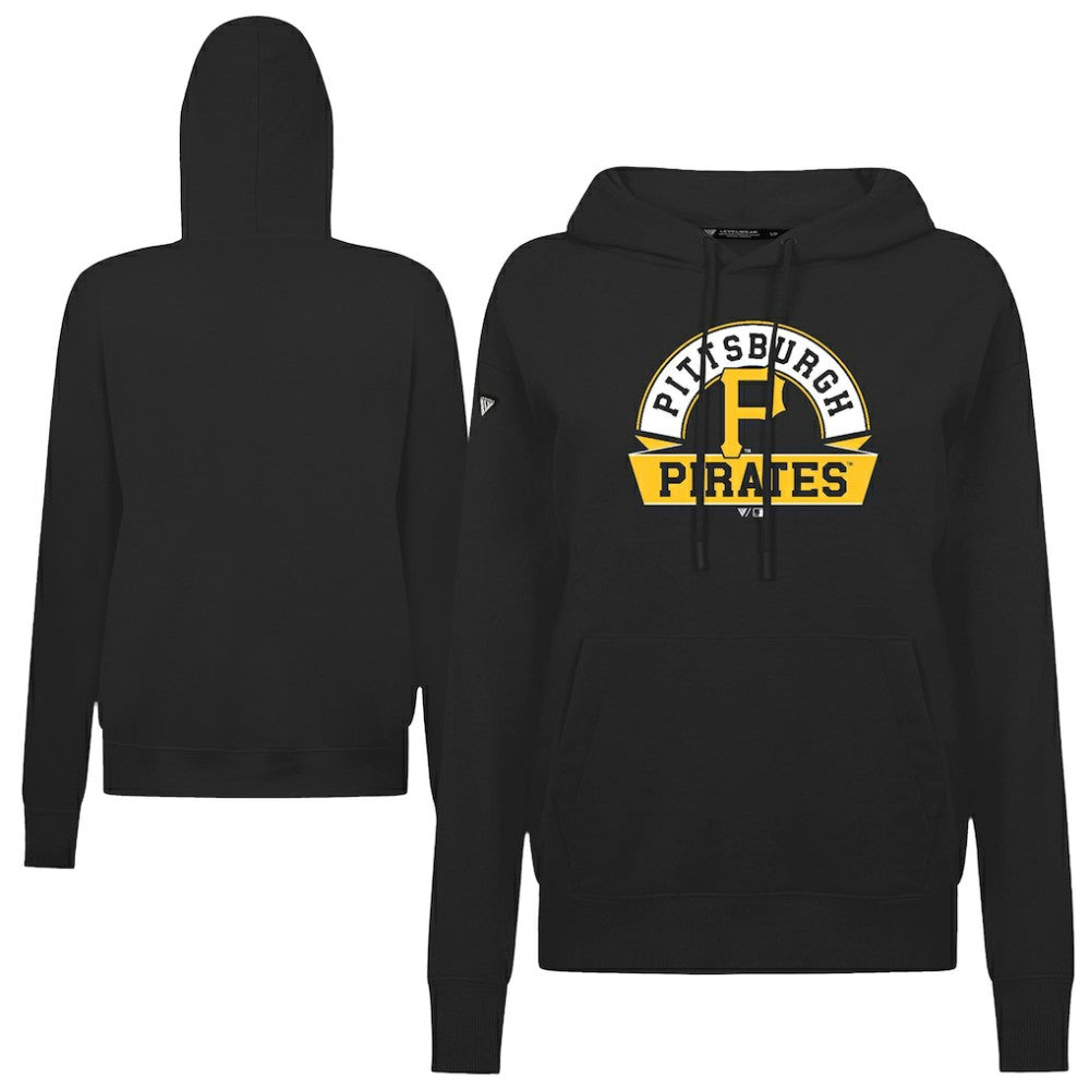 Pittsburgh Pirates Levelwear Women's Adorn Banner Arch Hoodie | MLB For sale