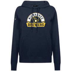 Milwaukee Brewers Levelwear Women's Adorn Banner Arch Hoodie | MLB New