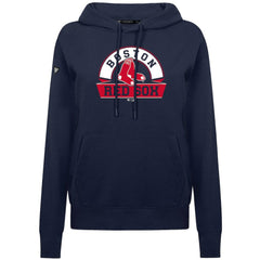 Boston Red Sox Levelwear Women's Adorn Banner Arch Hoodie | MLB Shop