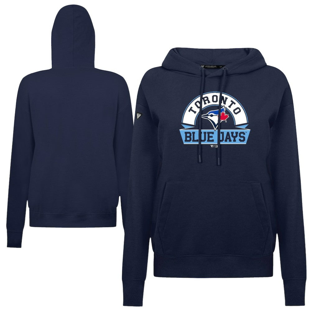 Toronto Blue Jays Levelwear Women's Adorn Banner Arch Hoodie | MLB Outlet