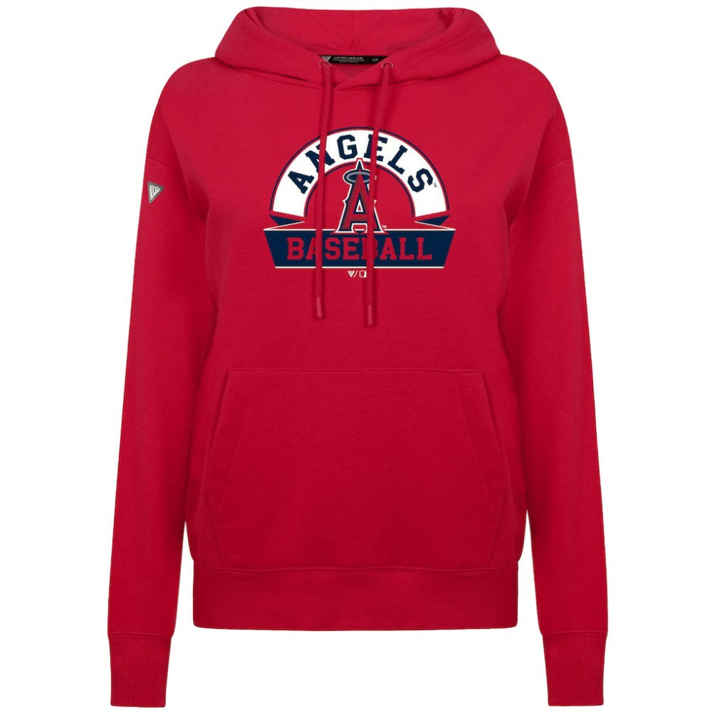 Los Angeles Angels Levelwear Women's Adorn Banner Arch Hoodie | MLB Near me