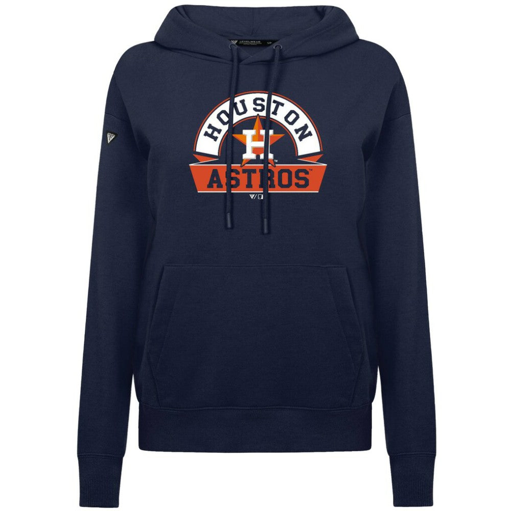 Houston Astros Levelwear Women's Adorn Banner Arch Hoodie | MLB Online